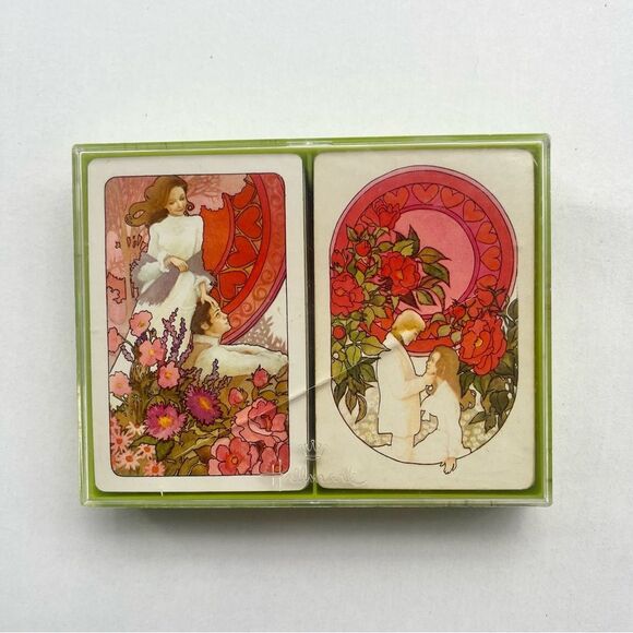 Vintage Hallmark Fascination Bridge Playing Cards Set - Picture 2 of 12